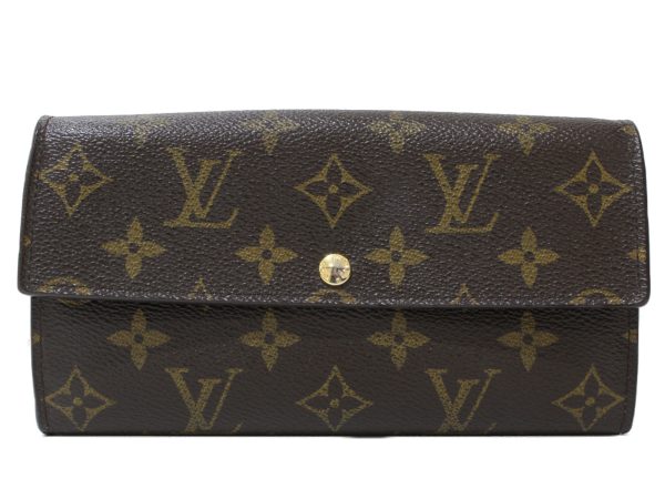 imgrc0097003662 Louis Vuitton Portefeuille Sara Long Wallet Brown