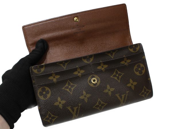 imgrc0097003669 Louis Vuitton Portefeuille Sara Long Wallet Brown