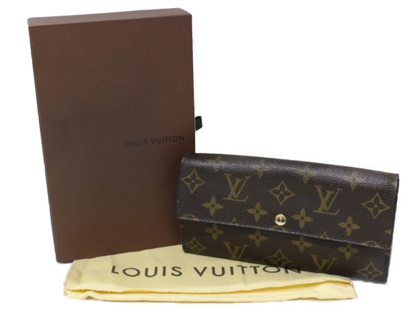 imgrc0097003679 Louis Vuitton Portefeuille Sara Long Wallet Brown