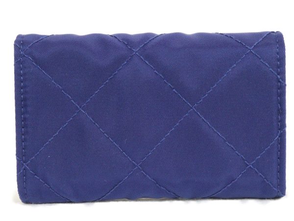 imgrc0097017539 Prada 6 Key Case Blue Nylon