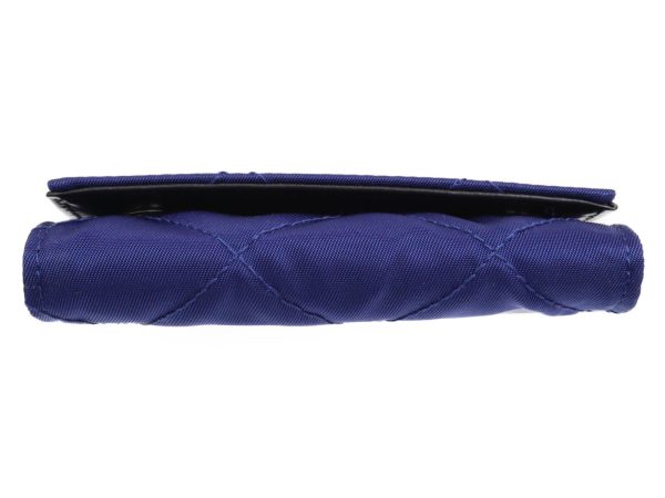 imgrc0097017542 Prada 6 Key Case Blue Nylon