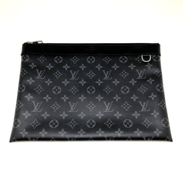 imgrc0097313227 Louis Vuitton Pochette Discovery Clutch Bag Eclipse Black