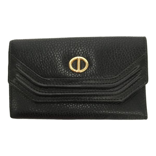 imgrc0097450699 Christian Dior Key Case Leather Black