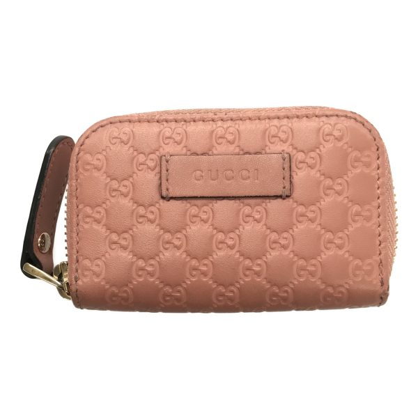 imgrc0097471622 Gucci Coin Case Micro Guccisima GG Pattern Pink Beige