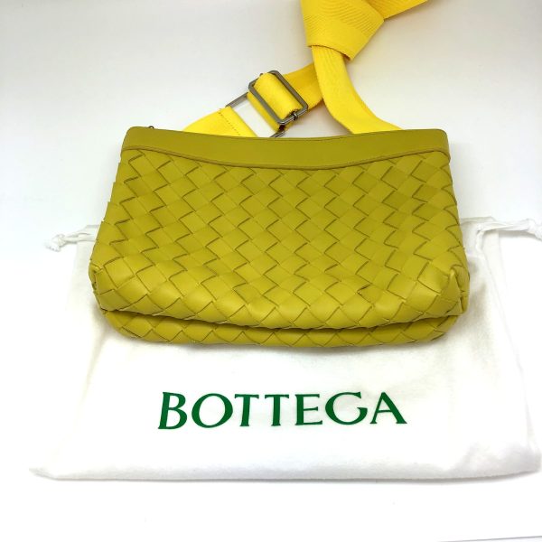 imgrc0097536345 Bottega Veneta Intrecciato Duo Shoulder Bag Yellow