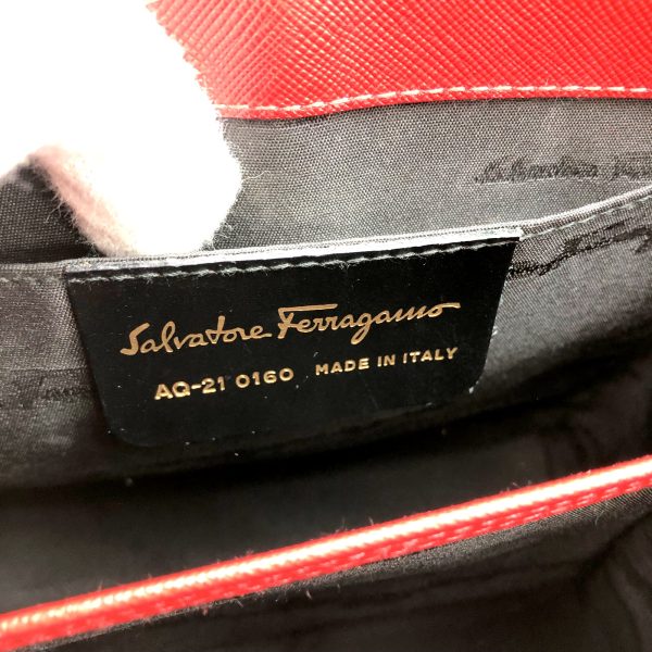 imgrc0097536400 Ferragamo 2WAY Handbag Gancini Red