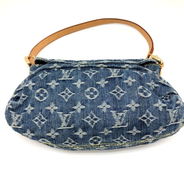 imgrc0097676485 Louis Vuitton Mini Pretty Monogram Denim Handbag Blue