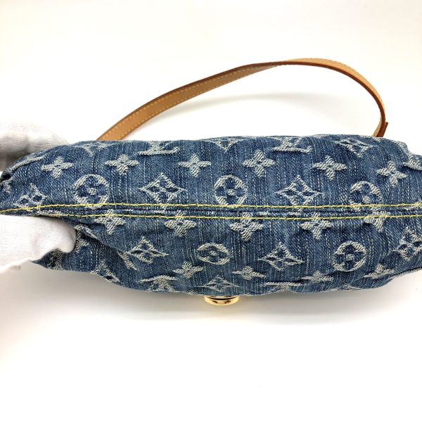 imgrc0097676486 Louis Vuitton Mini Pretty Monogram Denim Handbag Blue