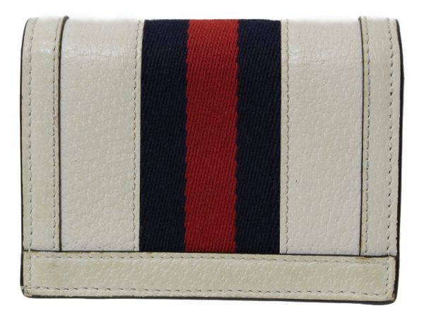 imgrc0097745452 Gucci Ophidia GG Bifold Wallet Off White Red Navy