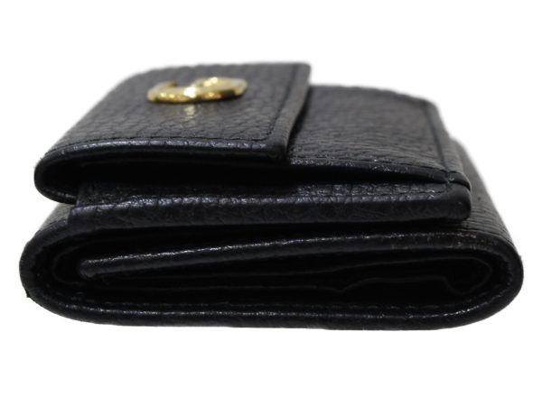 imgrc0097745555 Gucci GG Marmont Compact Tri fold Wallet Black