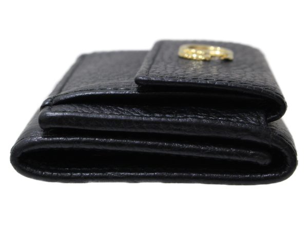 imgrc0097745556 Gucci GG Marmont Compact Tri fold Wallet Black