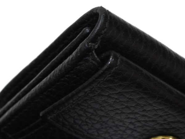 imgrc0097745566 Gucci GG Marmont Compact Tri fold Wallet Black