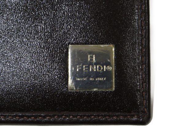 imgrc0097746296 Fendi Zucca Tri fold Folding Compact Wallet Brown