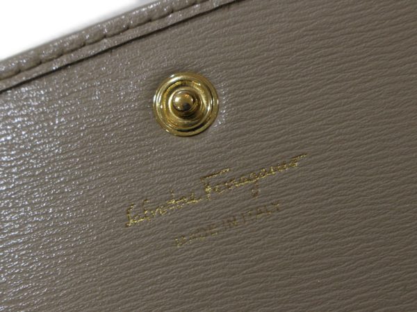 imgrc0097746370 Salvatore Ferragamo Gancini Long Wallet Beige