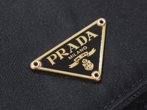 imgrc0097748541 Prada Bifold Wallet Nylon Leather Nero Black