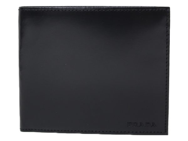 imgrc0097748813 Prada Bifold Wallet Leather Nero Black