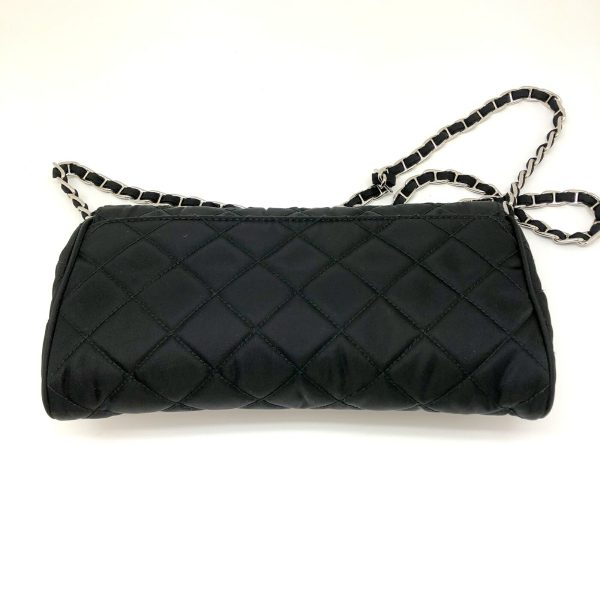 imgrc0097846457 Prada Quilted 2WAY Chain Shoulder Bag Black