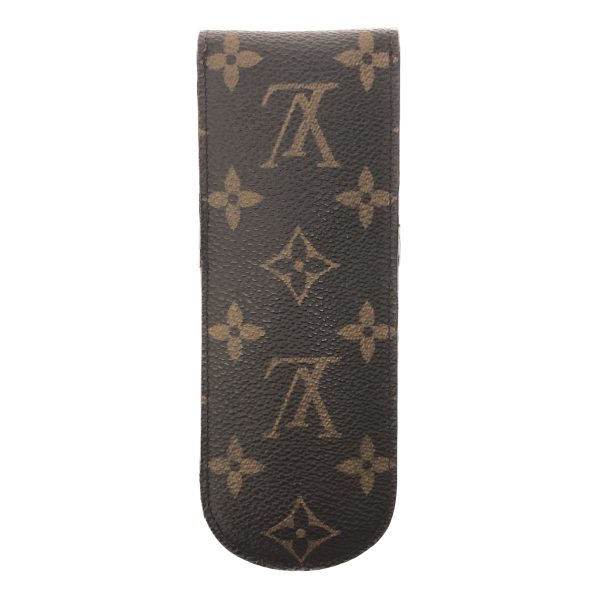 imgrc0097889132 Louis Vuitton Pencil Case Monogram Brown