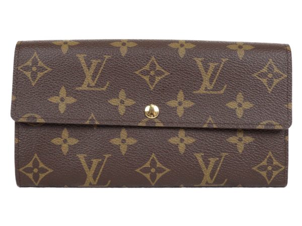 imgrc0097892409 Louis Vuitton Portefeuille Sarah Long Wallet Brown