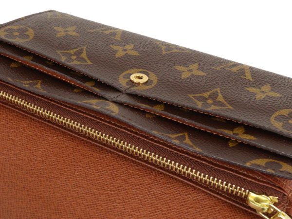 imgrc0097892418 Louis Vuitton Portefeuille Sarah Long Wallet Brown