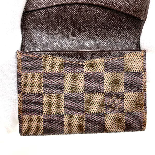 imgrc0098049270 Louis Vuitton Anvelope Carte de Visit Damier Brown Card Case