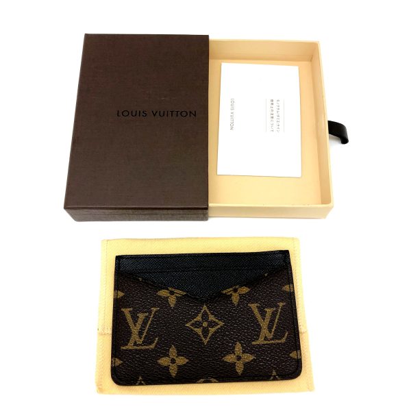 imgrc0098049337 Louis Vuitton Neo Portocart Monogram Macassar Brown Black Card Case