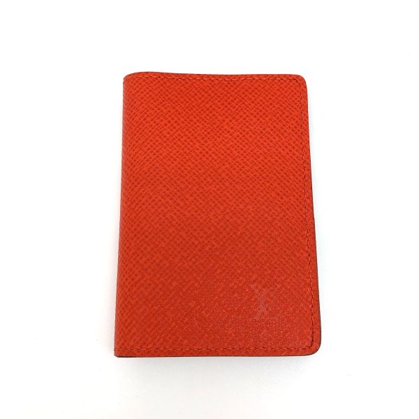 imgrc0098049444 Louis Vuitton Organizer de Poche Leather Orange Taiga Pass Case