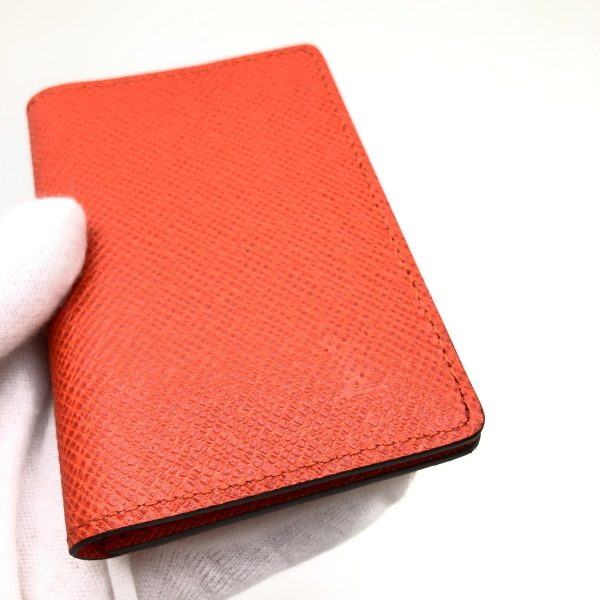 imgrc0098049446 Louis Vuitton Organizer de Poche Leather Orange Taiga Pass Case