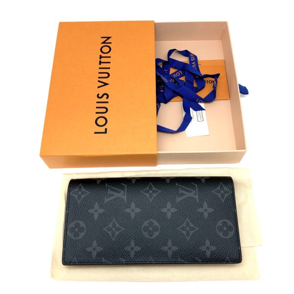 imgrc0098049529 Louis Vuitton Portefeuille Braza Eclipse Long Wallet Black