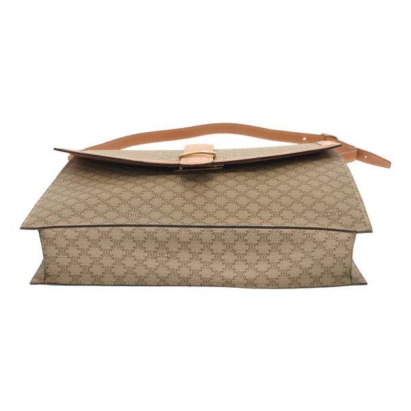 imgrc0098129834 CELINE Macadam 2WAY Clutch Bag Leather Beige