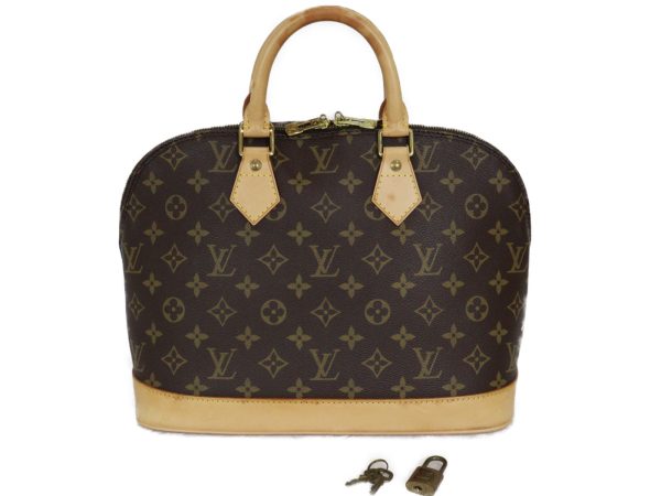 imgrc0098199101 Louis Vuitton Alma Monogram Handbag Brown