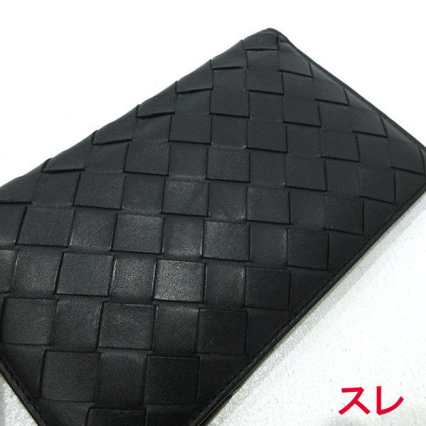 imgrc0098225299 Bottega Veneta Intrecciato Bi fold Wallet Black