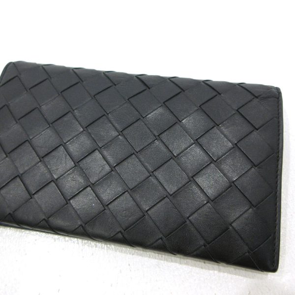 imgrc0098225300 Bottega Veneta Intrecciato Bi fold Wallet Black