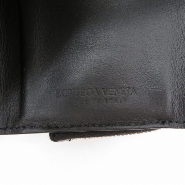 imgrc0098298760 Bottega Veneta Intrecciato Trifold Wallet Black