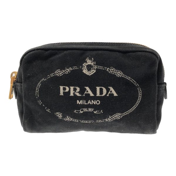 imgrc0098648882 Prada Cosmetic Pouch Canvas Black