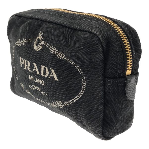 imgrc0098648883 Prada Cosmetic Pouch Canvas Black