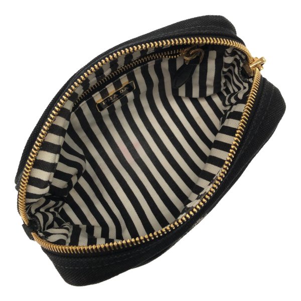 imgrc0098648886 Prada Cosmetic Pouch Canvas Black