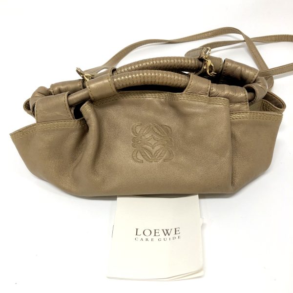 imgrc0098949634 LOEWE Nappa Aire Shoulder Bag Leather Gold