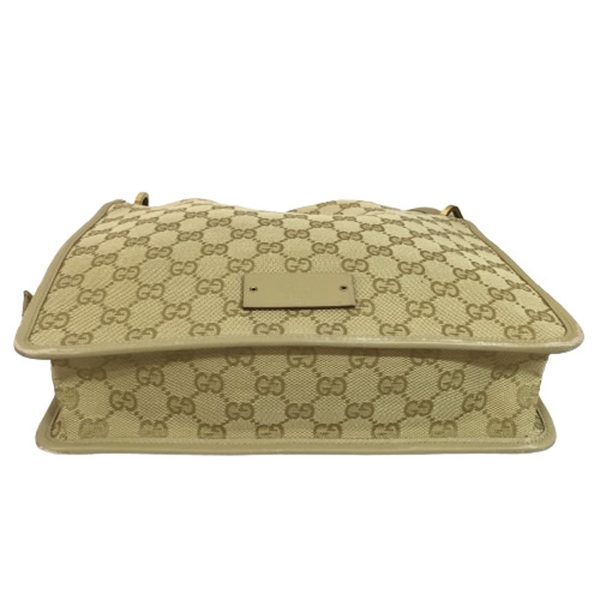 imgrc0099138798 Gucci GG Canvas Shoulder Bag GG Pattern Brown