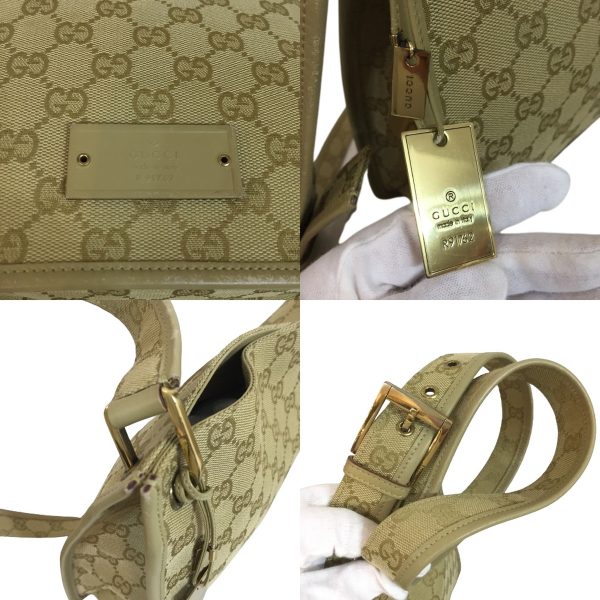 imgrc0099138811 Gucci GG Canvas Shoulder Bag GG Pattern Brown