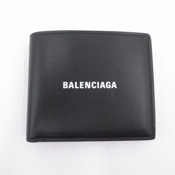 imgrc0099154393 Balenciaga Cash Square Folded Coin Wallet Black