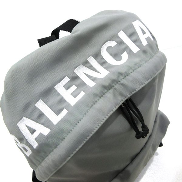 imgrc0099237756 Balenciaga Wheel Backpack Rucksack Gray