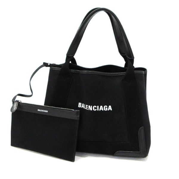 imgrc0099239748 Balenciaga Navy Cabas S Tote Bag Black