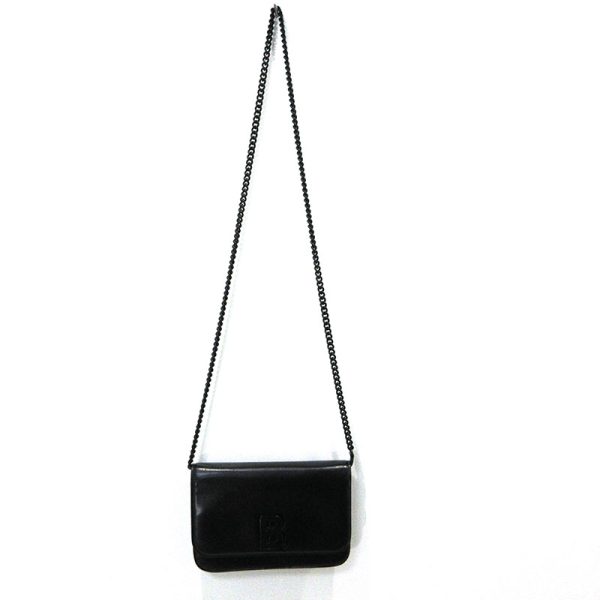 imgrc0099301413 Balenciaga B Dot Chain Wallet Shoulder Bag Black