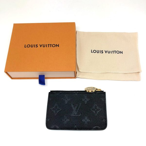 imgrc0099661013 Louis Vuitton Card Case Porto Carte Romy Empreinte Black