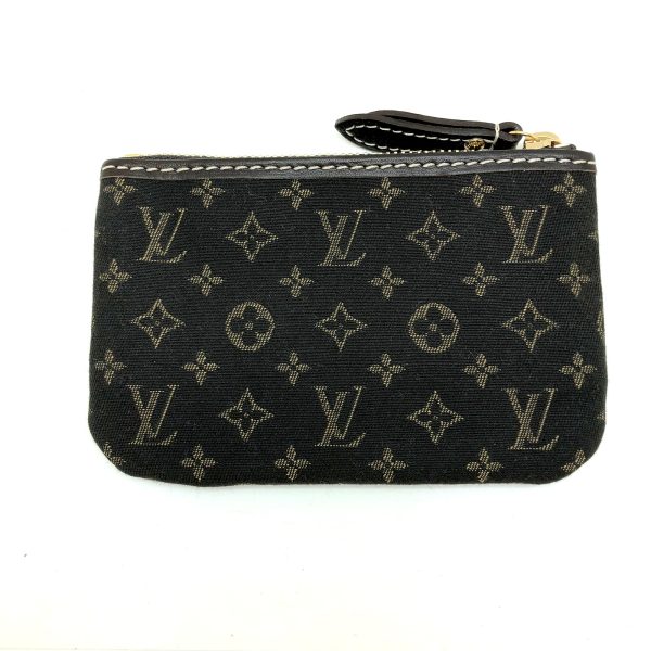 imgrc0100335529 Louis Vuitton Pochette Cle Monogram Mini Run Leather Black