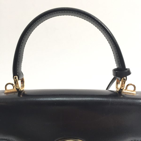 imgrc0100595990 Gucci Ladylock 2WAY Handbag Leather Black