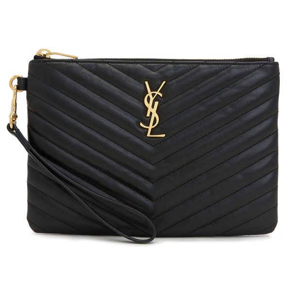 imgrc0100660835 Saint Laurent Clutch Pouch Black