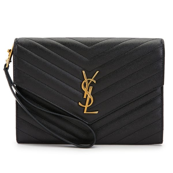 imgrc0100660887 Saint Laurent Clutch Pouch Bag Black