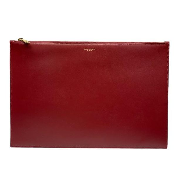 imgrc0110746816 Saint Laurent Leather Clutch Bag Red